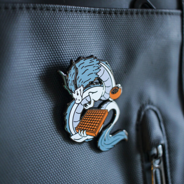 Enamel Pin - Blue Dragon - Image 2