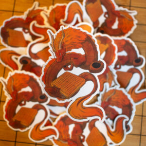 Sticker Red Dragon